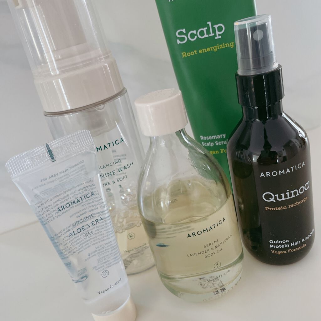 オーガニック アロエベラ ジェル/AROMATICA/その他スキンケアを使ったクチコミ（3枚目）