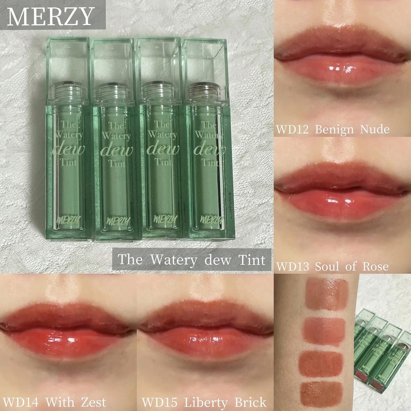 ザ ウォータリー デュー ティント シーズン3/MERZY/リップティントを使ったクチコミ(1枚目)