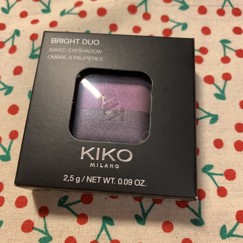 ブライトデュオベイクドアイシャドウ/KIKO/アイシャドウパレットを使ったクチコミ（1枚目）