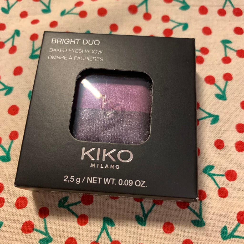 ブライトデュオベイクドアイシャドウ/KIKO/アイシャドウパレットを使ったクチコミ(1枚目)