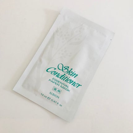 アルビオン 薬用スキンコンディショナー エッセンシャル ペーパーマスク E/ALBION/シートマスク・パックを使ったクチコミ(1枚目)