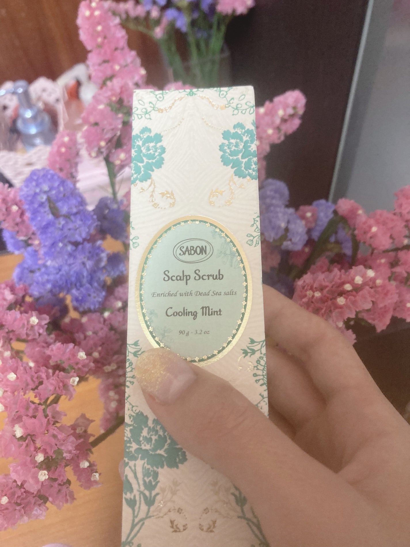 ヘッドスクラブ リフレッシング(ミント)/SABON/ヘッドスクラブを使ったクチコミ(1枚目)