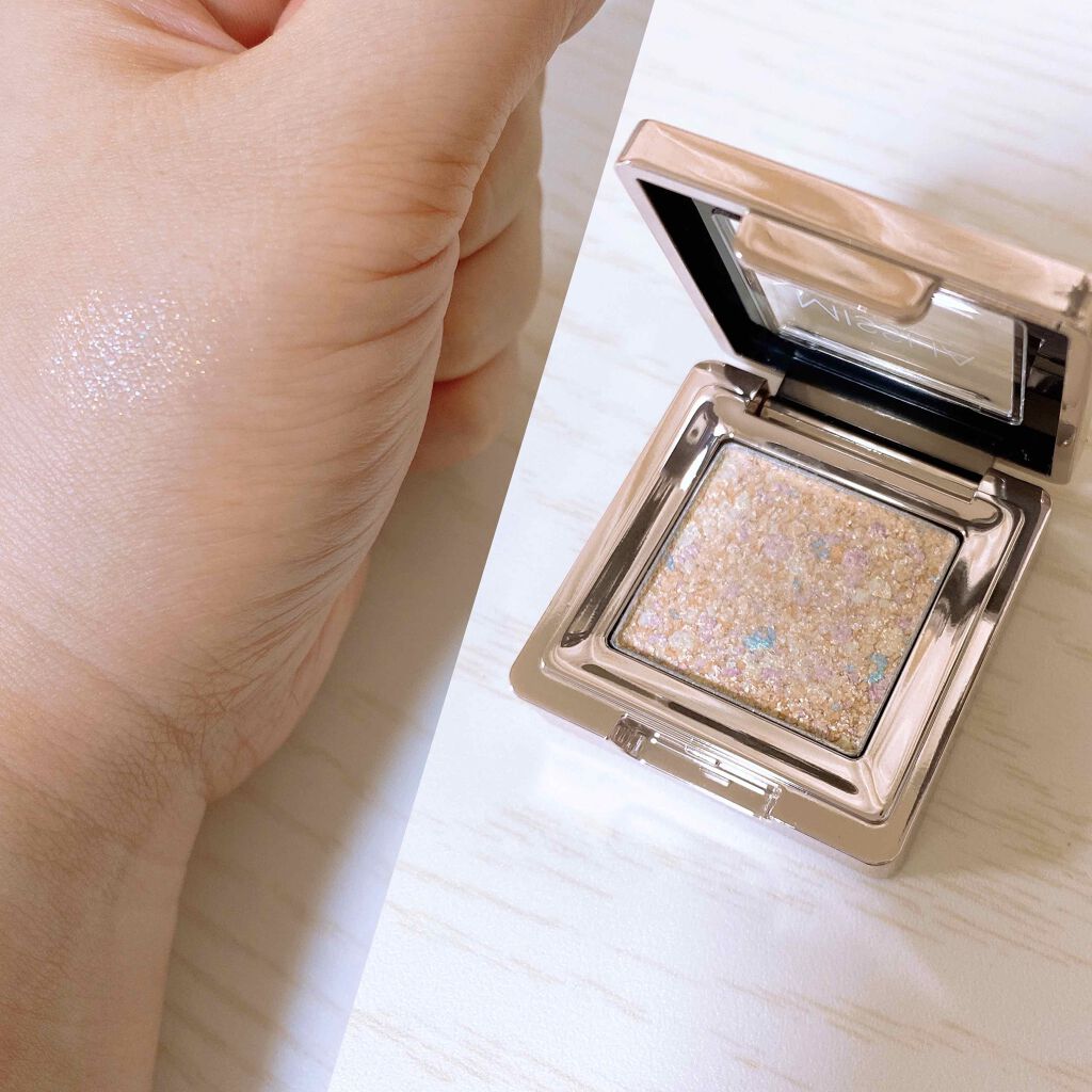 グリッタープリズム シャドウ/MISSHA/グリッターを使ったクチコミ(2枚目)