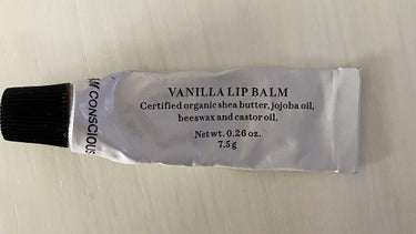 vanilla lip balm/H&M/リップケア・リップクリームを使ったクチコミ（1枚目）