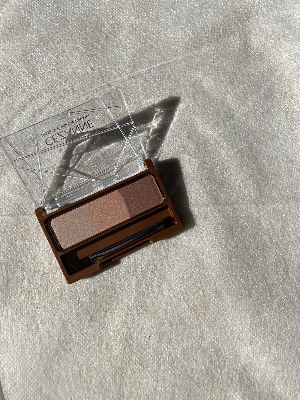 ノーズ＆アイブロウパウダー/CEZANNE/パウダーアイブロウを使ったクチコミ（2枚目）