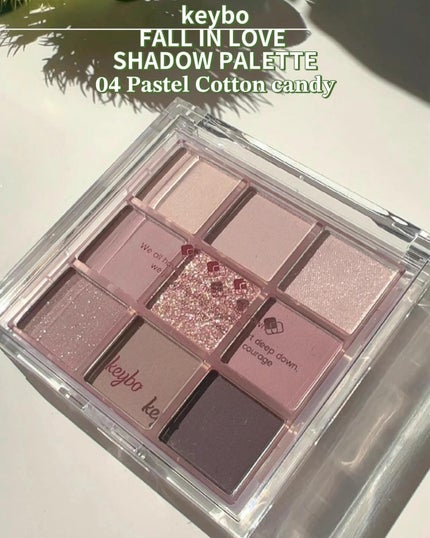 KEYBO FALL IN LOVE SHADOW PALETTE/keybo/アイシャドウパレットを使ったクチコミ(2枚目)
