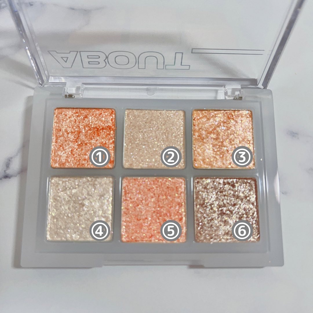 オーマイグリッターポップ/ABOUT TONE/アイシャドウパレットを使ったクチコミ（3枚目）