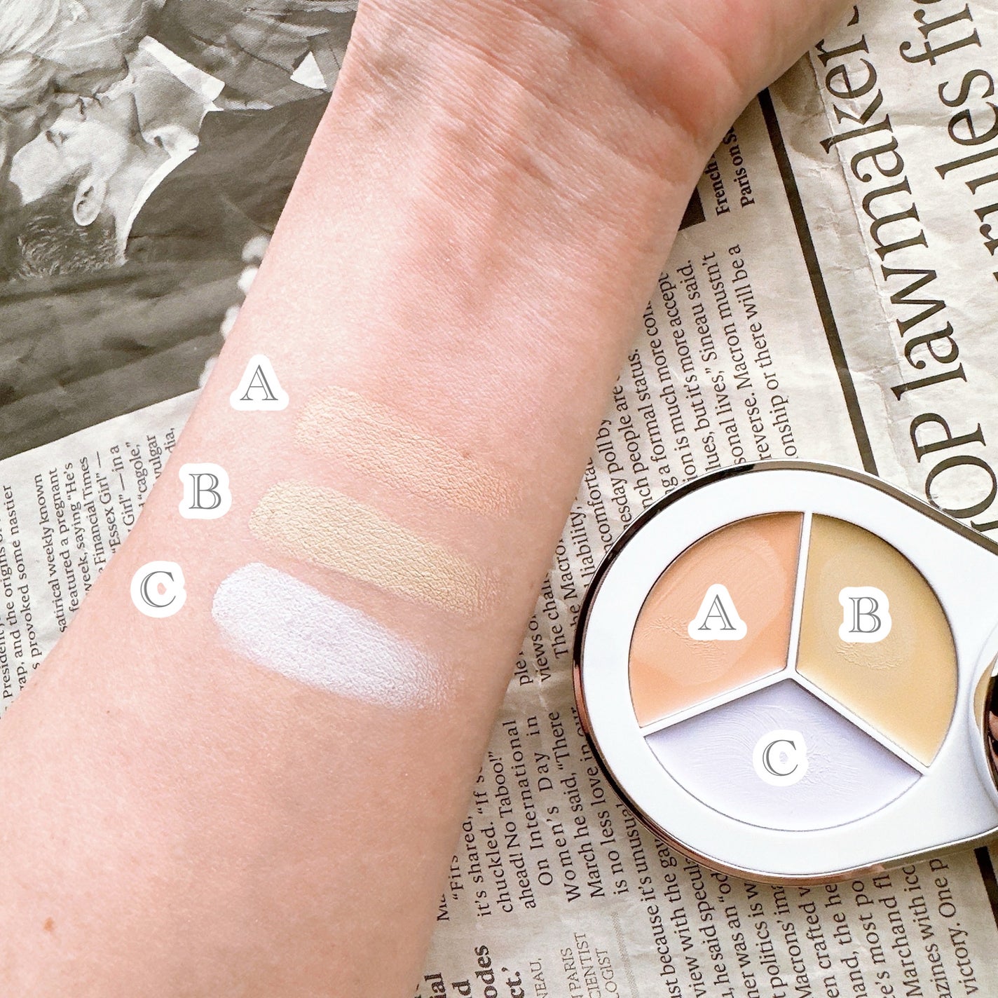 パーフェクトカバー コンシーラーパレット/Dear.A/パレットコンシーラーを使ったクチコミ(5枚目)