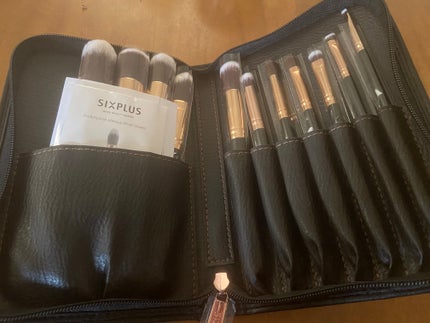 貴族のゴールド メイクブラシ11本セット 化粧ポーチ付き/SIXPLUS/メイクブラシを使ったクチコミ(6枚目)