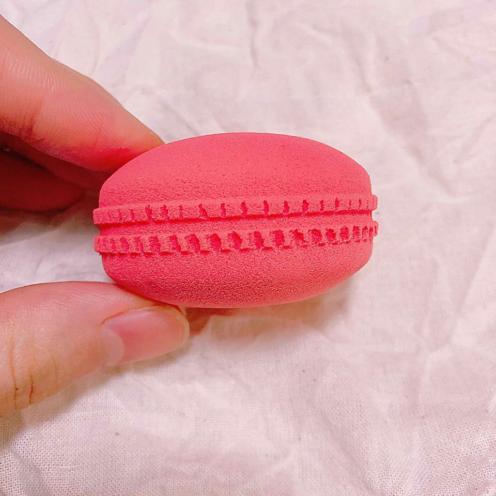 マカロンスポンジ/KISS NEW YORK/パフ・スポンジを使ったクチコミ（2枚目）