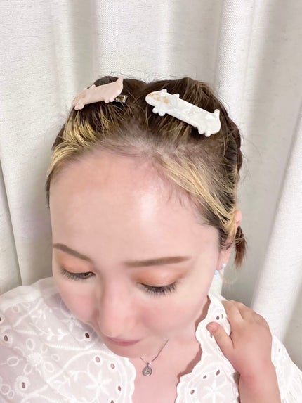 メイク用ヘアクリップ/sugar.C beauty/ヘアアクセサリーを使ったクチコミ(2枚目)