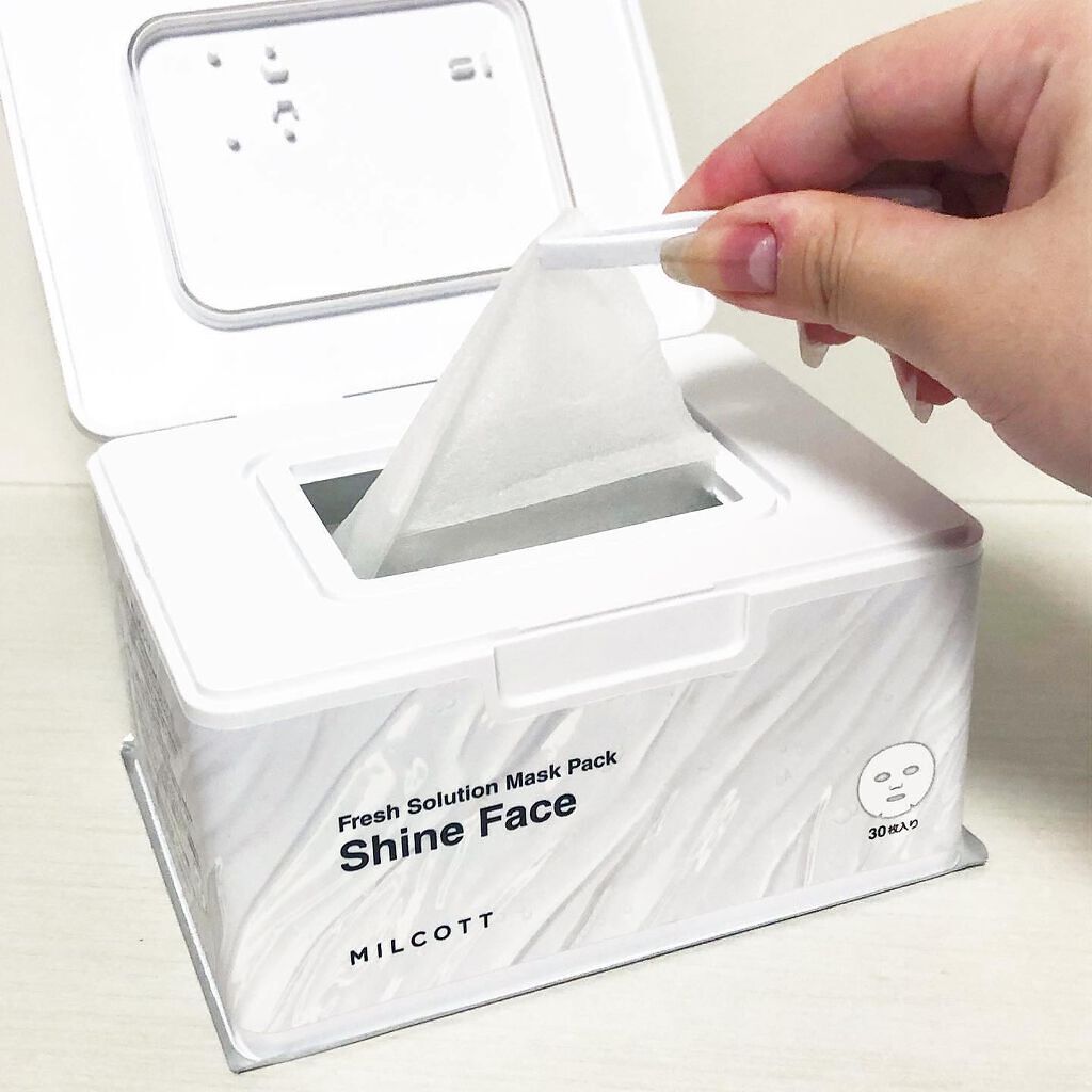 フレッシュ ソリューション マスク パック リフレッシュ フェイス/MILCOTT/シートマスク・パックを使ったクチコミ（3枚目）