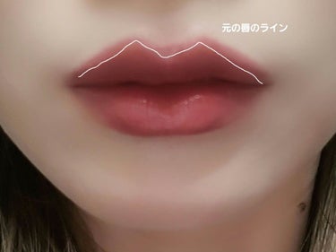 🧚‍♀️ on LIPS 「メモ唇が薄い自分に合うやり方自分の唇の色に近いリップペンシルか..」（2枚目）
