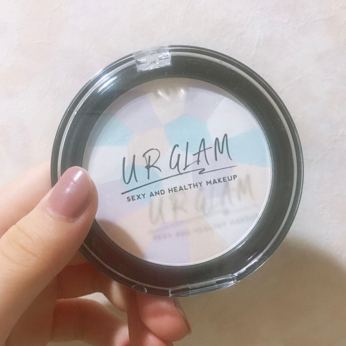 UR GLAM MARBLE FACE POWDER/U R GLAM/プレストパウダーを使ったクチコミ(1枚目)