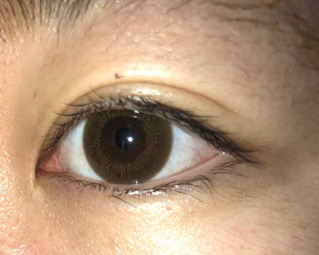 ミッシュ ブルーミン マンスリー (クォーターヴェール シリーズ/イノセント シリーズ)/ミッシュブルーミン/1ヶ月(1MONTH)カラコンを使ったクチコミ(2枚目)