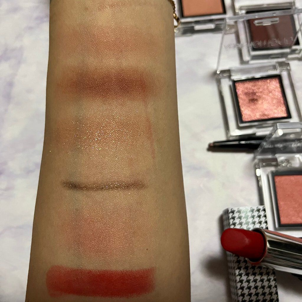 アディクション ザ ブラッシュ パール 002P Hazy Sunset/ADDICTION/パウダーチークを使ったクチコミ（2枚目）