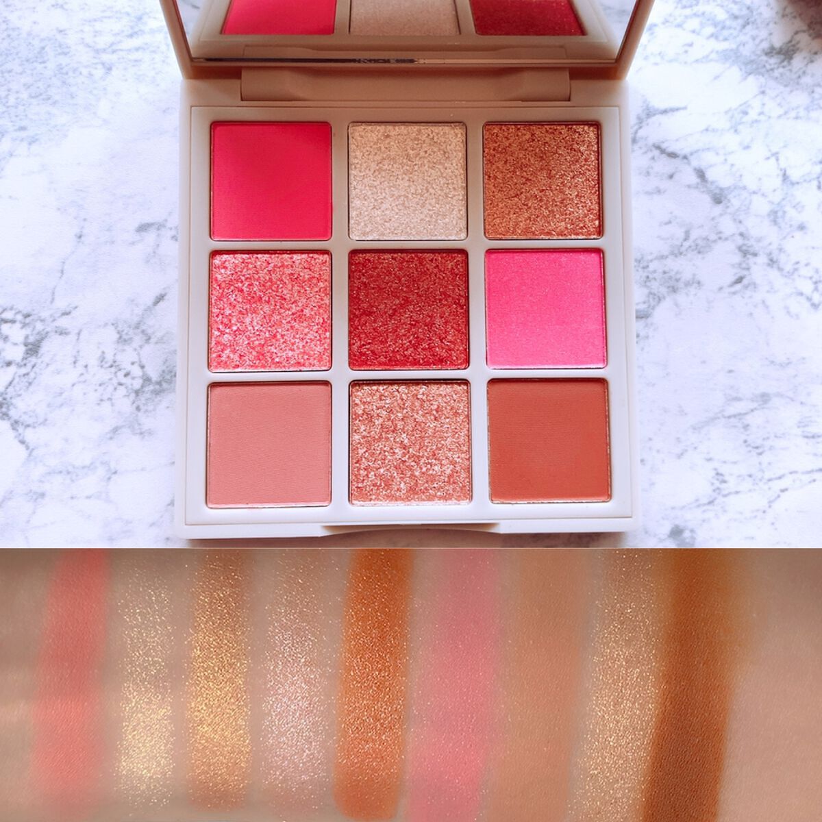 VenusMarble 9色アイシャドウパレット Dreamer(ドリーマー)/Venus Marble/アイシャドウパレットを使ったクチコミ（3枚目）