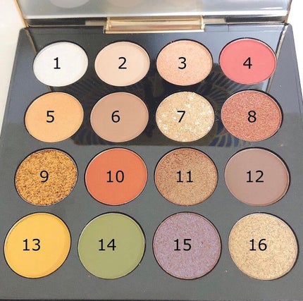 大英博物館 エジプトシリーズ アイシャドウパレット/ZEESEA/アイシャドウパレットを使ったクチコミ(2枚目)