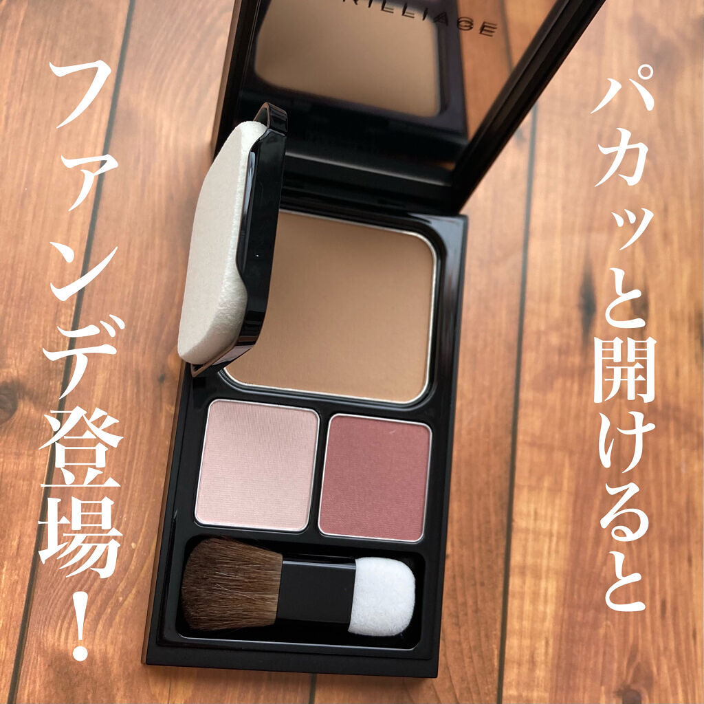 パウダリーファンデーション コンフィデントタッチ セカンドスキン 40/ブリリアージュ/パウダーファンデーションを使ったクチコミ（2枚目）