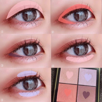 リアルクローズシャドウ/excel/アイシャドウパレットを使ったクチコミ(2枚目)