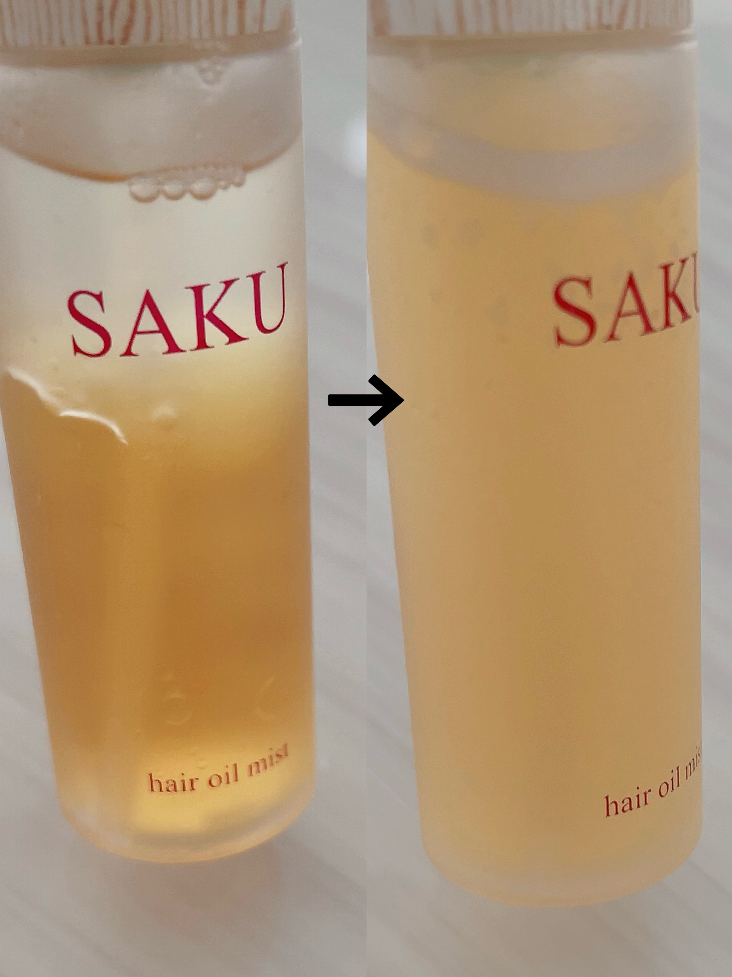 SAKU ヘアオイルミスト/SAKU/ヘアミストを使ったクチコミ（2枚目）
