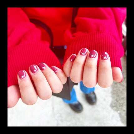 なっちゃん@フォロバ100 on LIPS 「【最近のネイル💅✨ショートネイル・シンプルめ】こんばんは!なっ..」(3枚目)