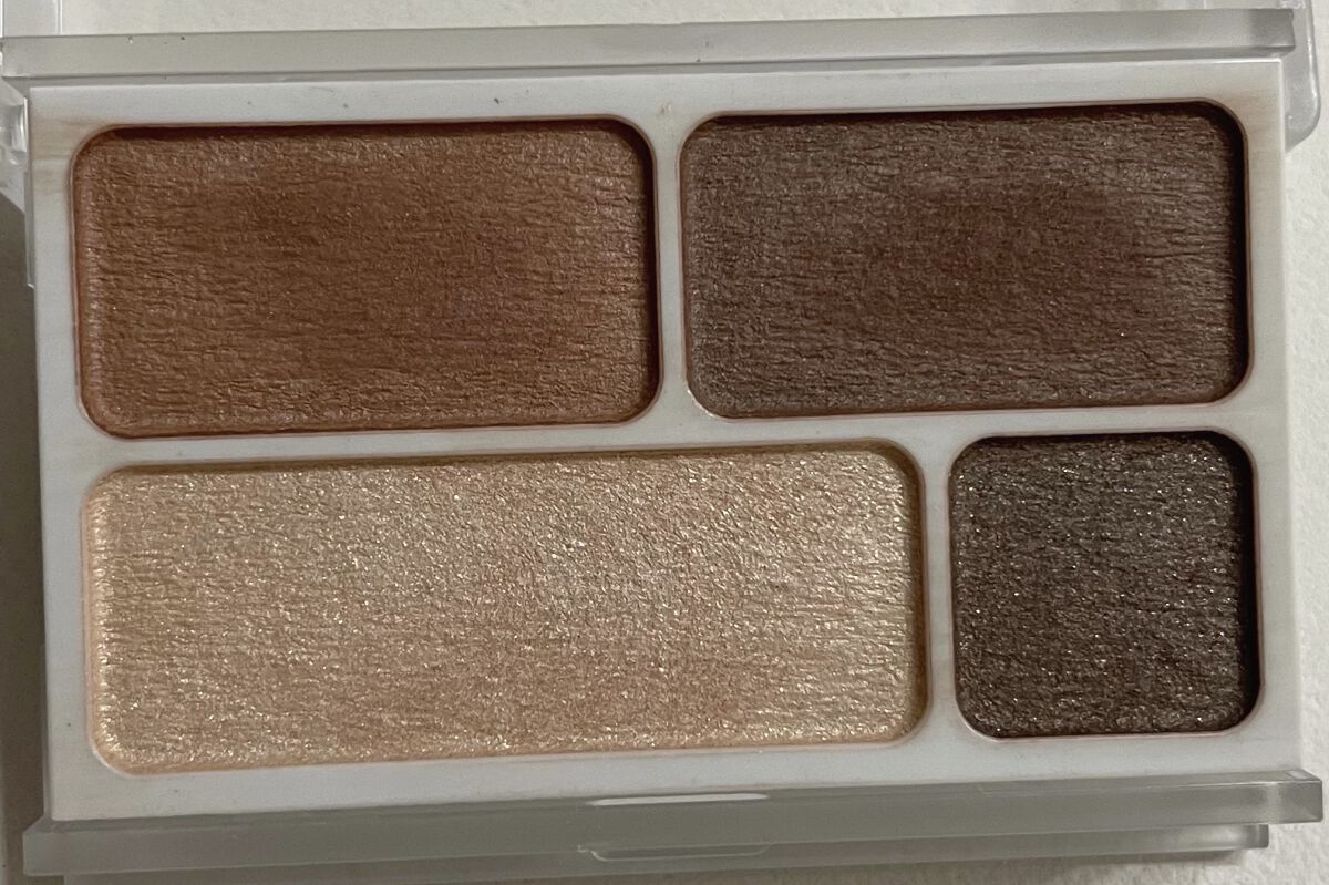 アイカラー4色タイプ/無印良品/アイシャドウパレットを使ったクチコミ（2枚目）