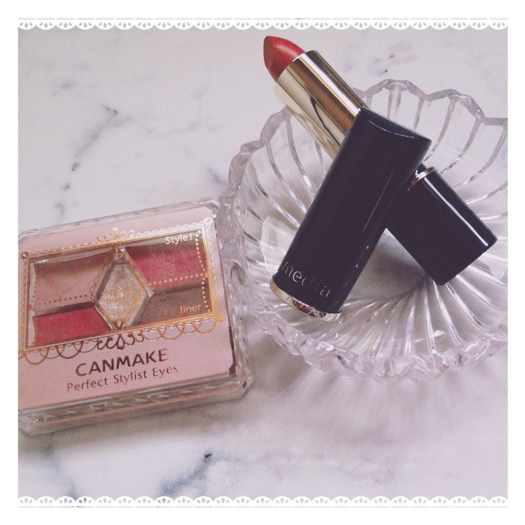 クリーミィラスティングリップA/media/口紅を使ったクチコミ（1枚目）