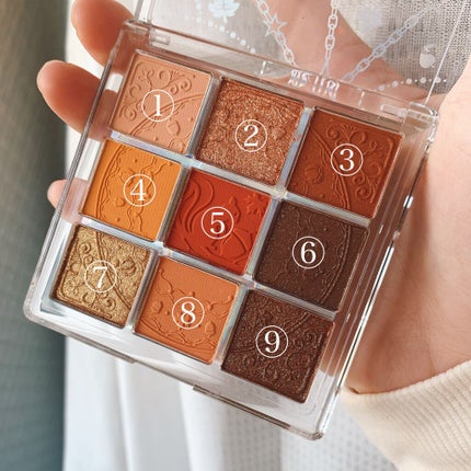 クォーツ 9色アイシャドウパレット(ドリームランドアイシャドウ)/ZEESEA/アイシャドウパレットを使ったクチコミ(3枚目)