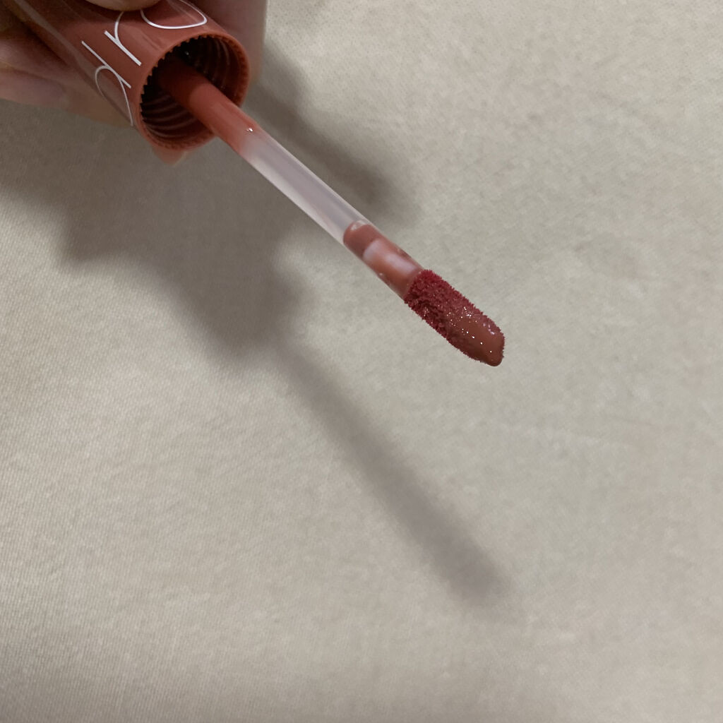 ジューシーラスティングティント 18 マルドピーチ(MULLED PEACH)/rom&nd/リップティントを使ったクチコミ（2枚目）