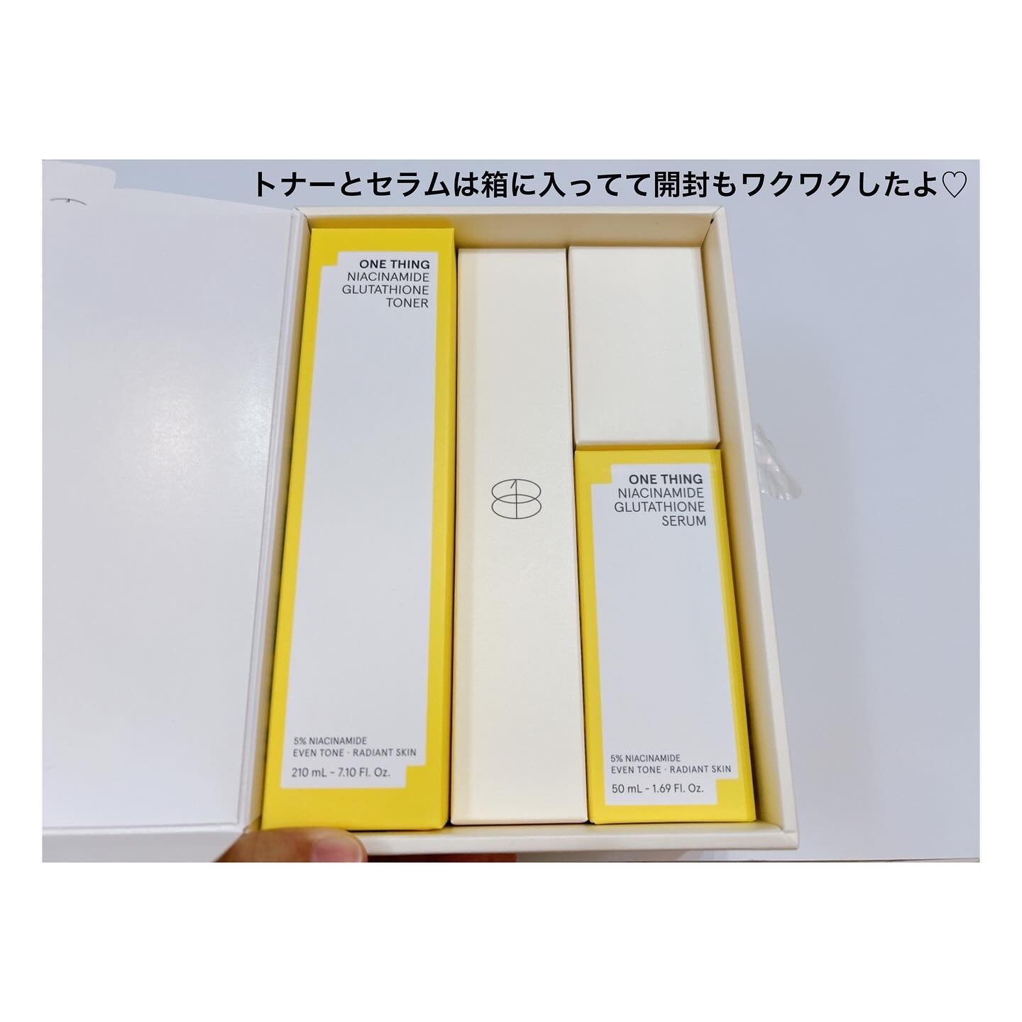 ナイアシンアミドグルタチオントナー/ONE THING/化粧水を使ったクチコミ（3枚目）