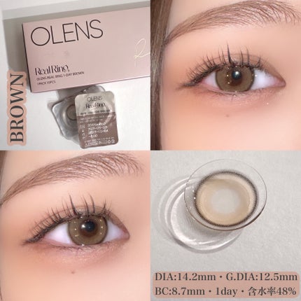 Real Ring 1day/OLENS/ワンデー(1DAY)カラコンを使ったクチコミ(3枚目)
