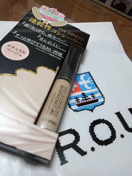 カバーパーフェクション チップコンシーラー/the SAEM/リキッドコンシーラーを使ったクチコミ(1枚目)