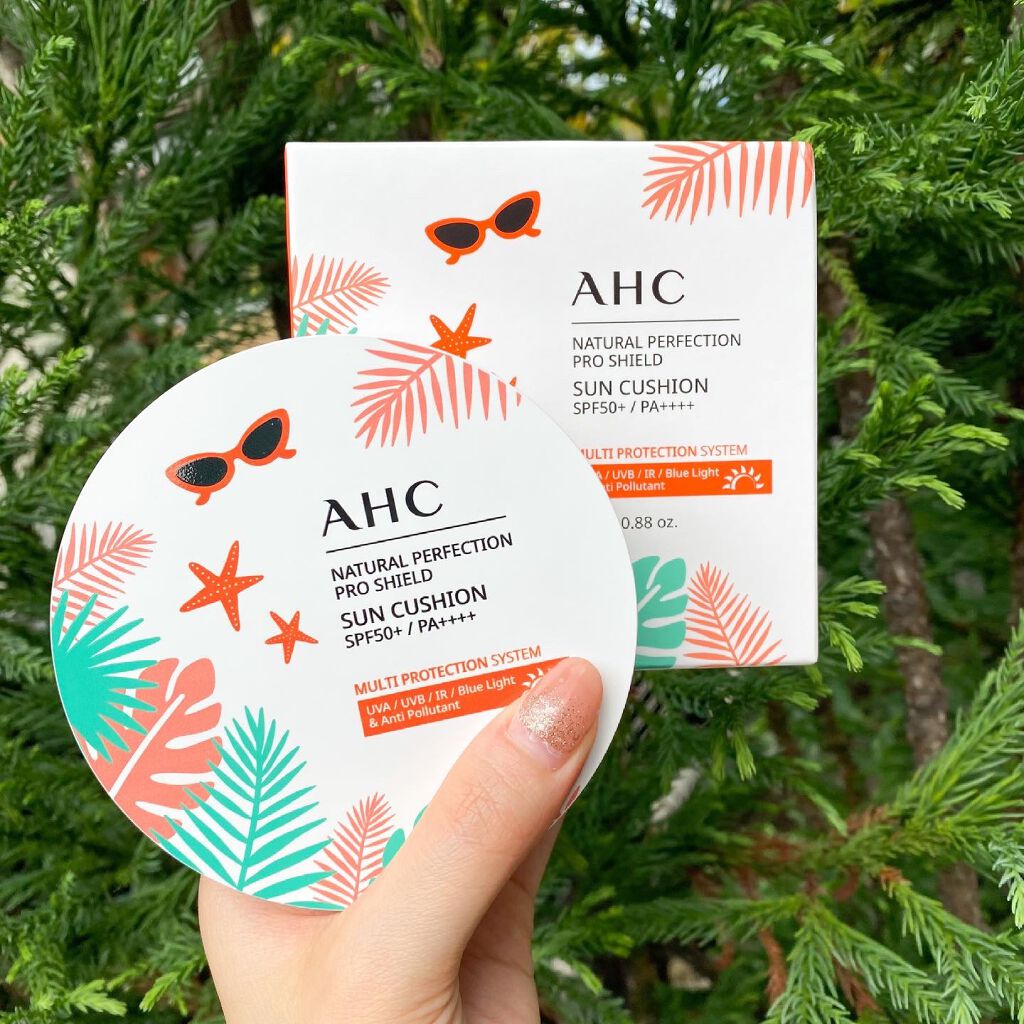 ナチュラルパーフェクションプロシールドサンクッション/AHC/クッションファンデーションを使ったクチコミ(1枚目)