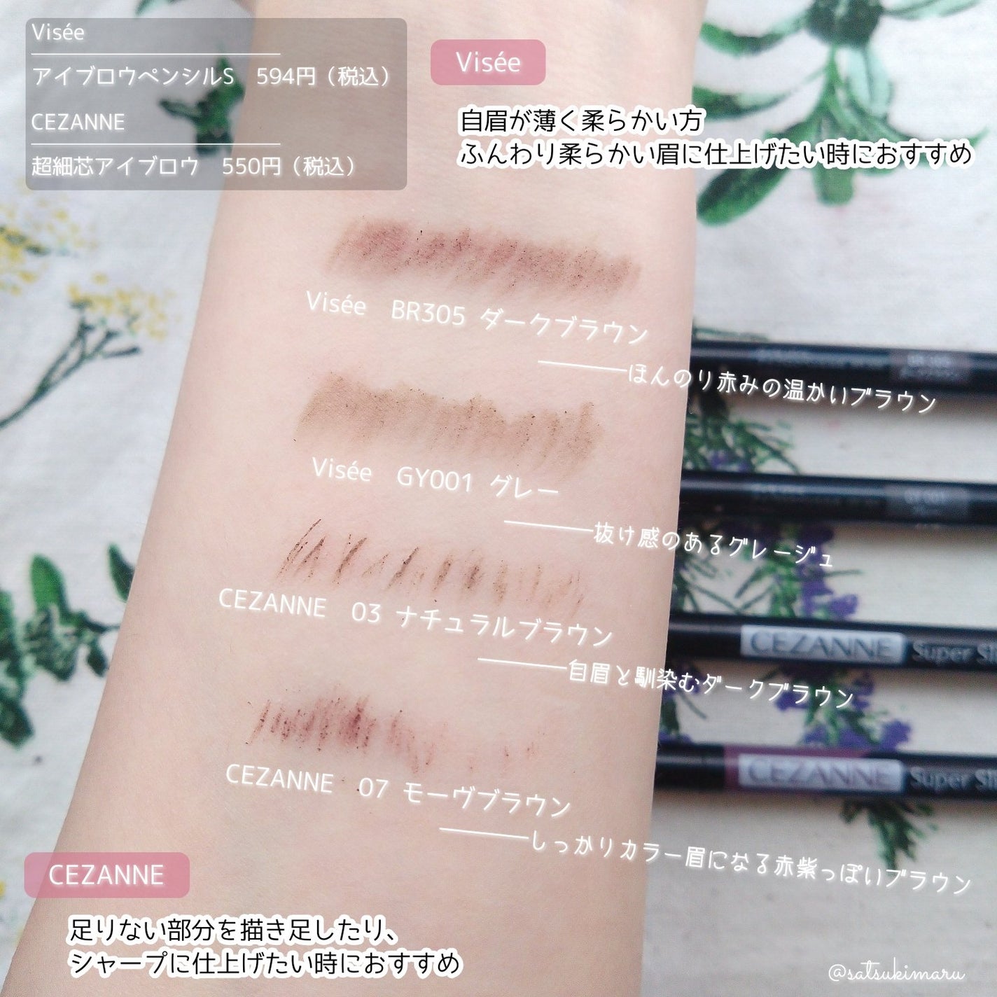 超細芯アイブロウ/CEZANNE/アイブロウペンシルを使ったクチコミ(5枚目)