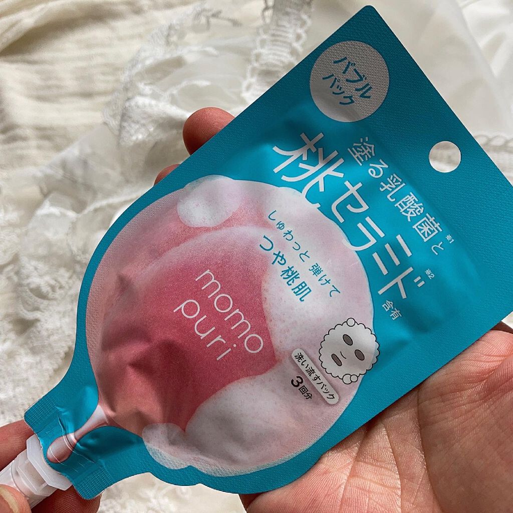 ももぷり フレッシュバブルパック/ももぷり/洗い流すパック・マスクを使ったクチコミ(2枚目)