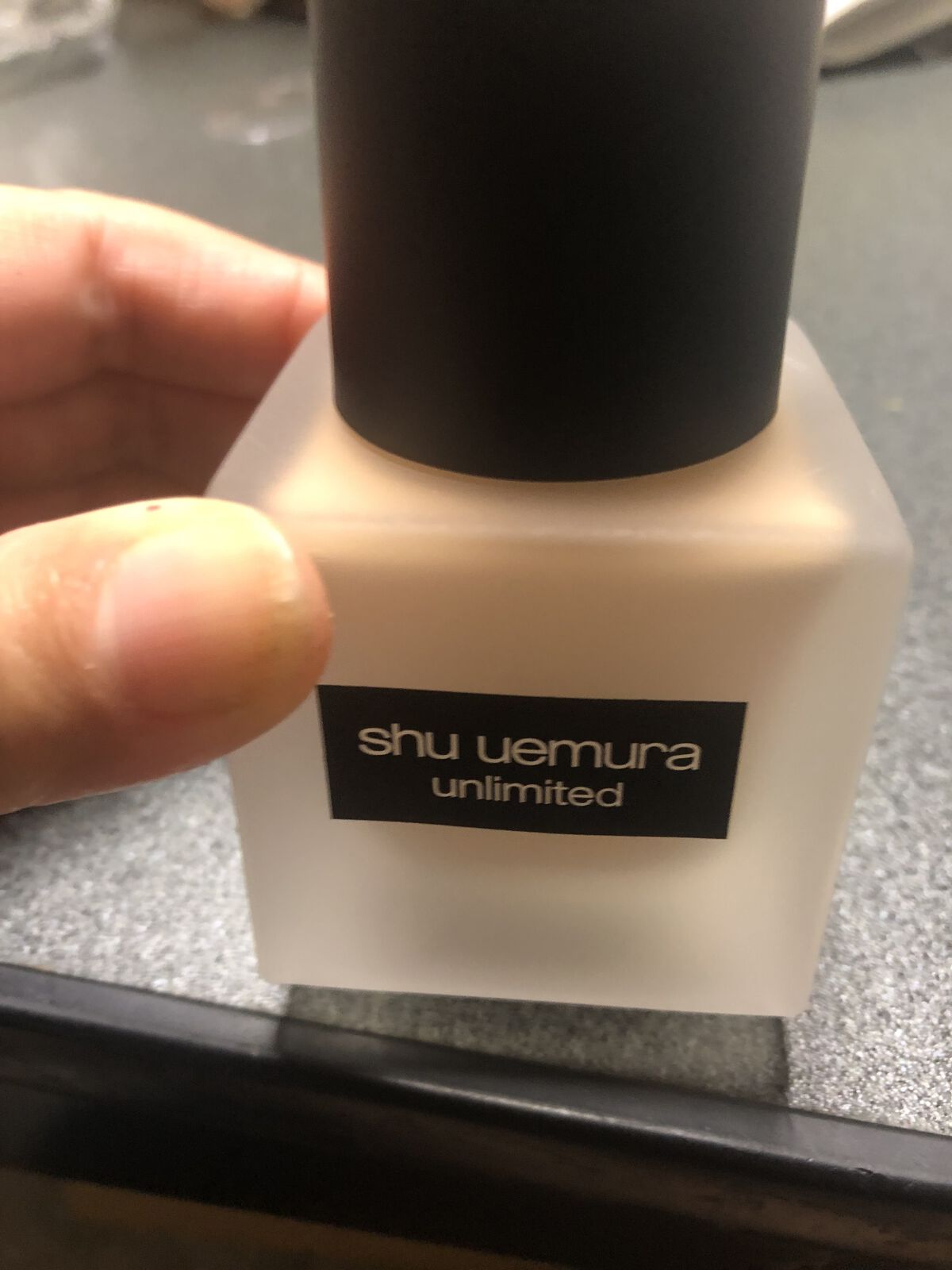 （旧）アンリミテッド ラスティング フルイド/shu uemura/リキッドファンデーションを使ったクチコミ（1枚目）