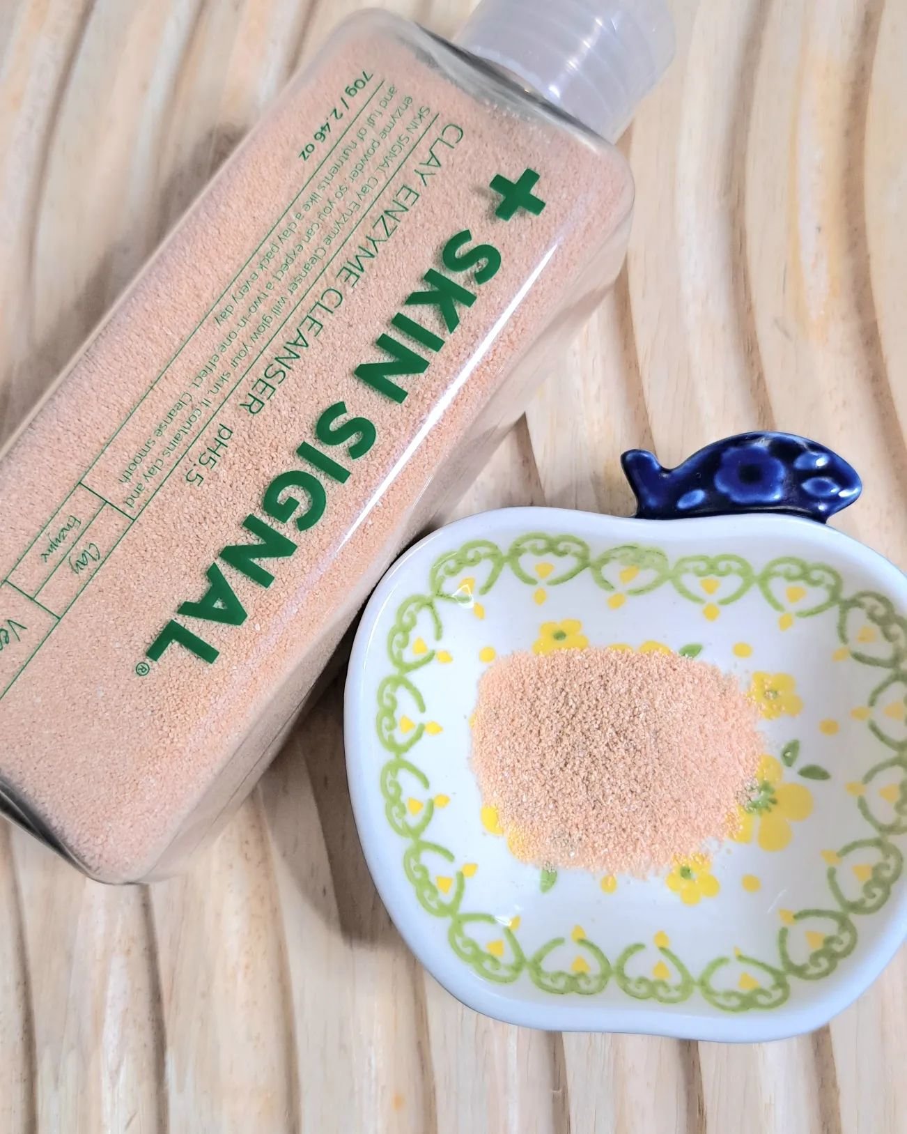 ピンククレイ酵素クレンザー/SKIN SIGNAL/洗顔パウダーを使ったクチコミ（1枚目）