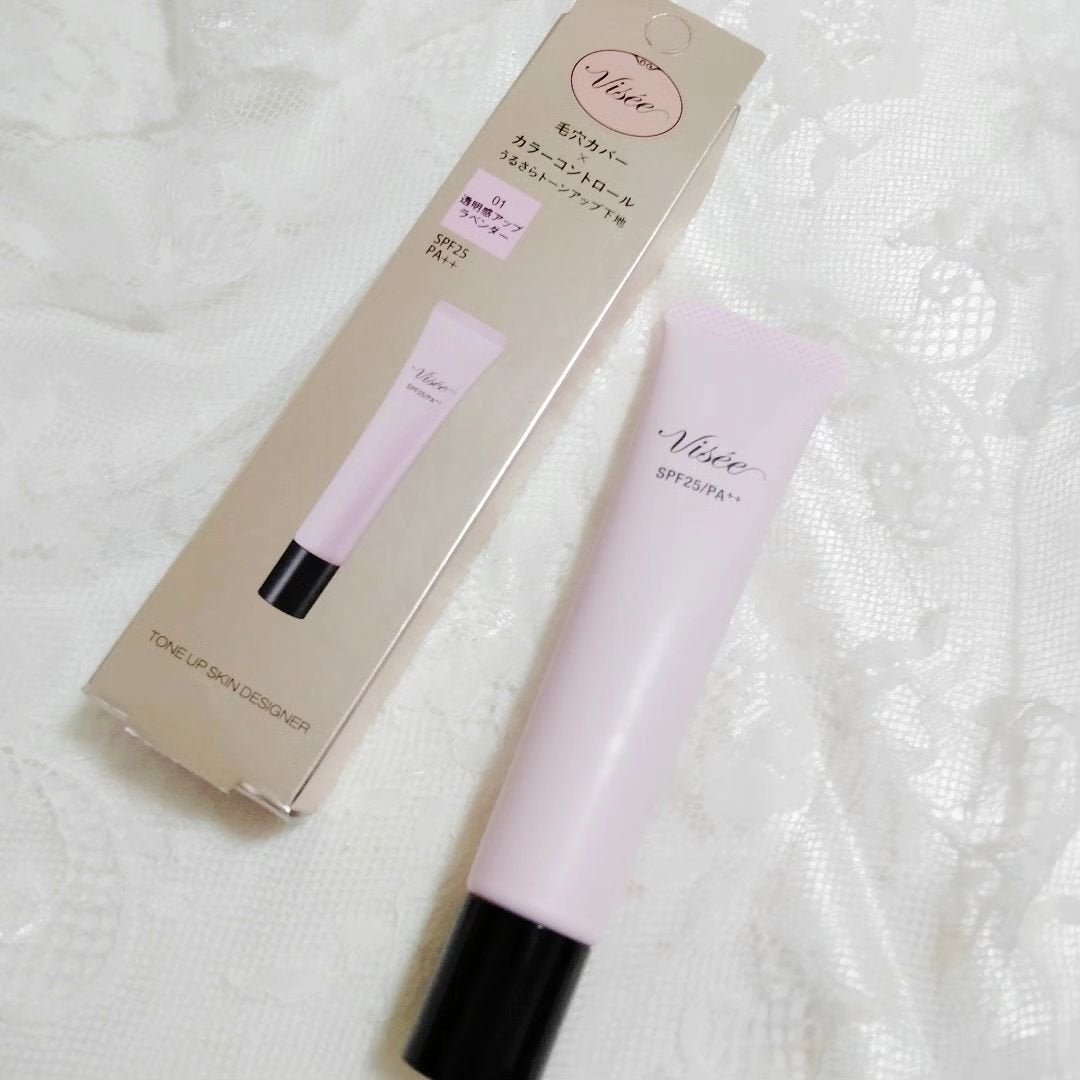 トーンアップ スキン デザイナー/Visée/化粧下地を使ったクチコミ(5枚目)