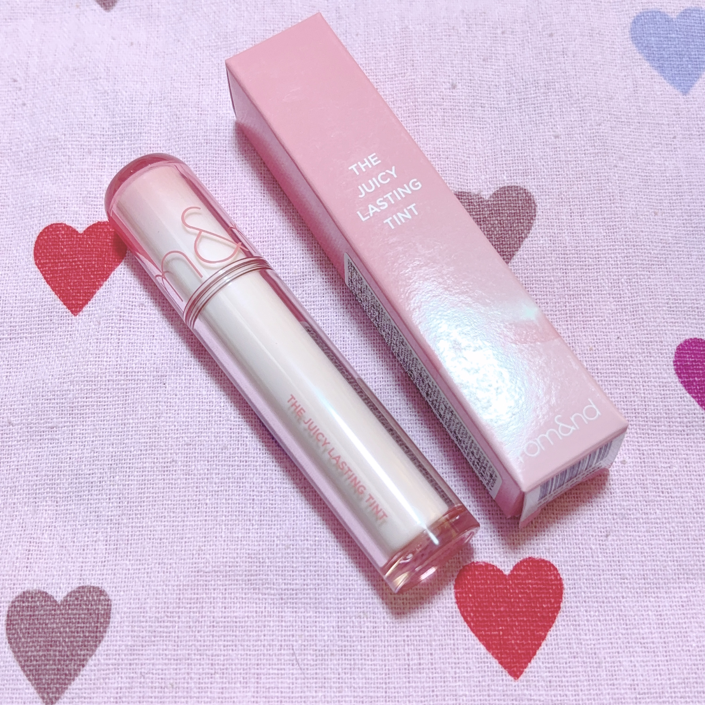 ザ ジューシーラスティングティント/rom&nd/リップティントを使ったクチコミ（2枚目）