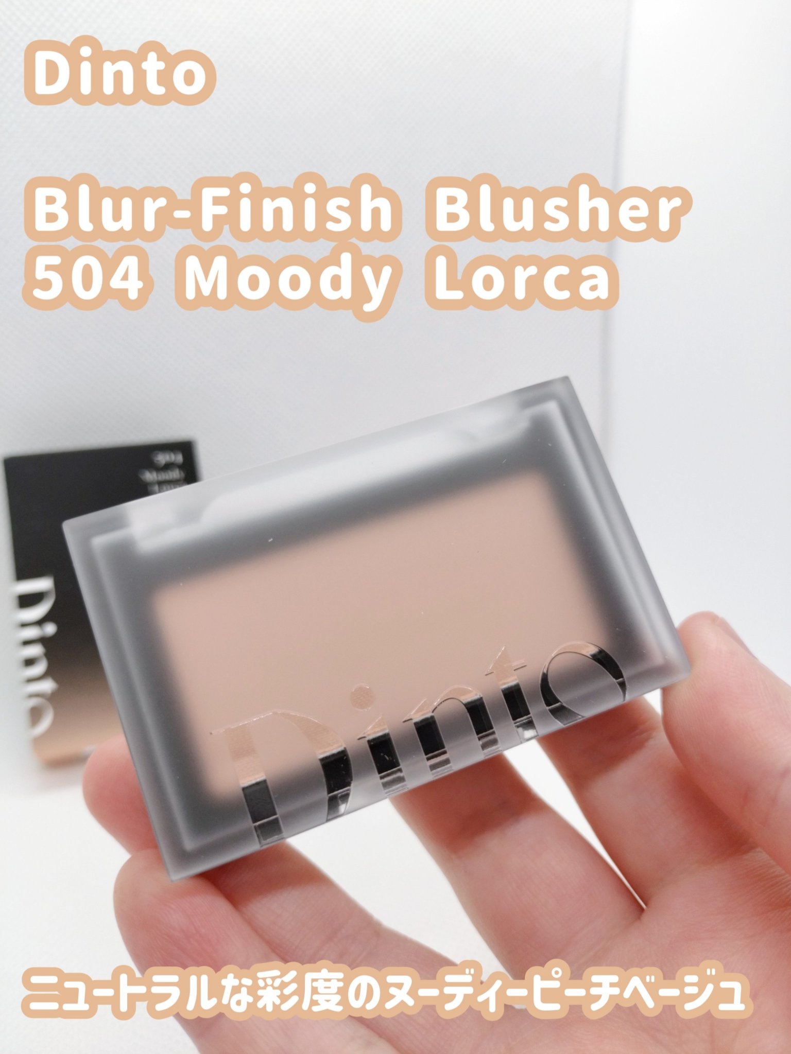 ブラーフィニシュブラッシャー/Dinto/パウダーチークを使ったクチコミ（1枚目）