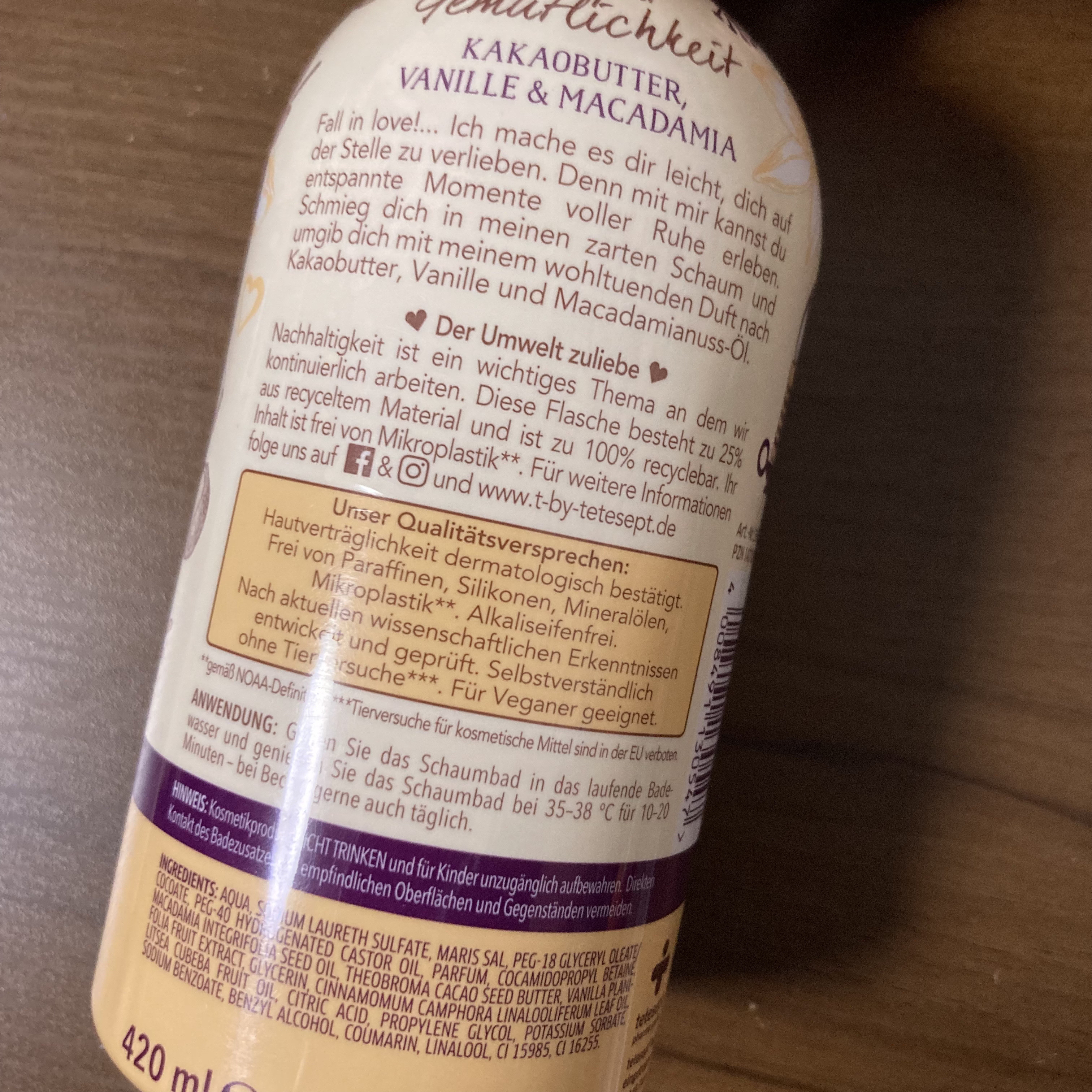 PFLEGENDES SCHAUMBAD/t: by tetesept/入浴剤セットを使ったクチコミ（2枚目）