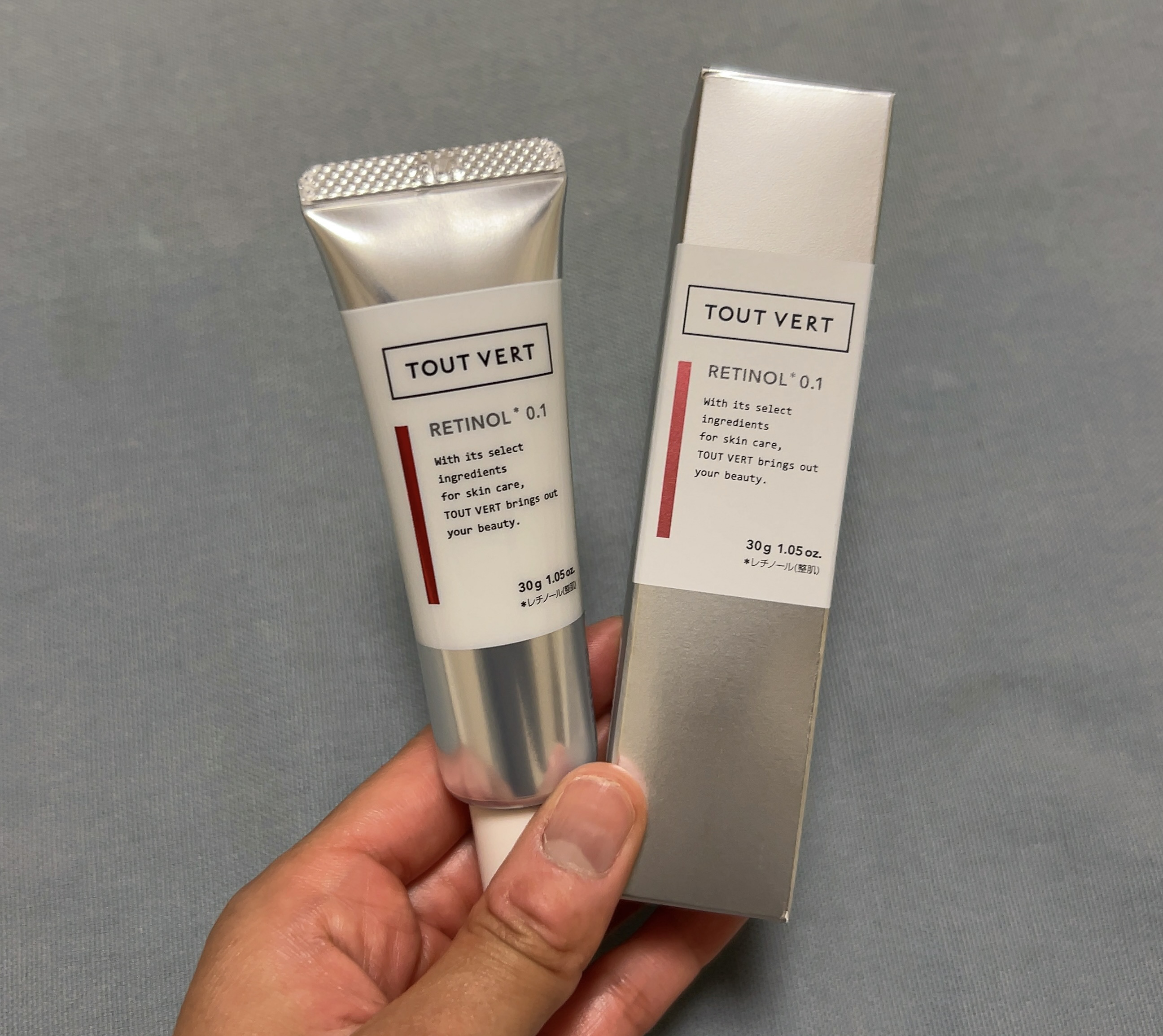 レチノショット 0.1/TOUT VERT/フェイスクリームを使ったクチコミ（1枚目）