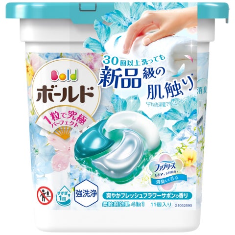 ボールド ジェルボール4D 爽やかフレッシュフラワーサボンの香り 本体11個