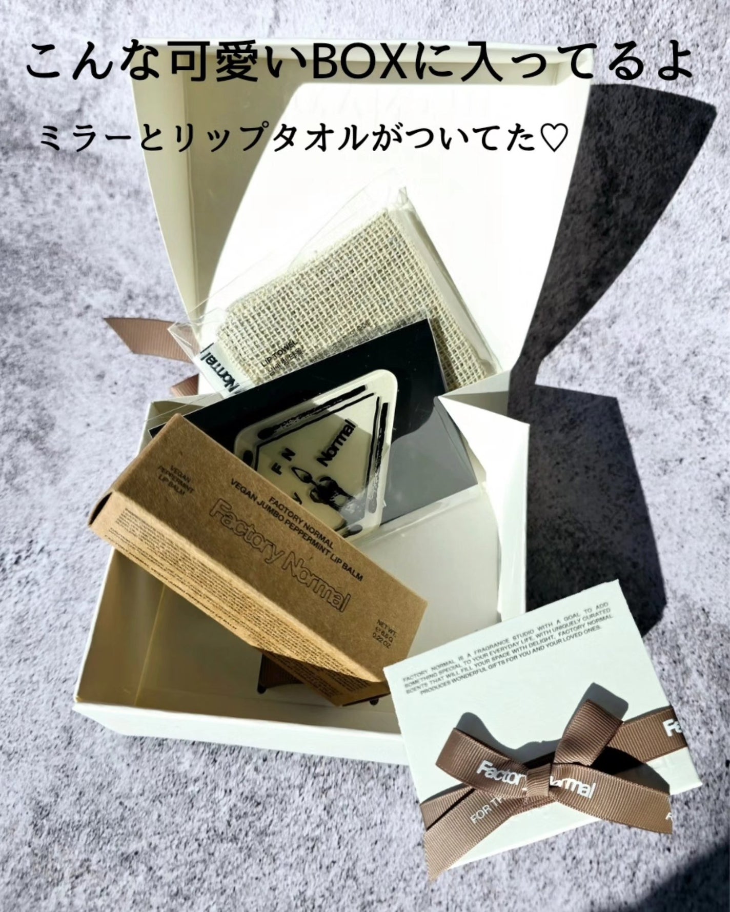 Vegan Jumbo Peppermint Lip Balm/Factory Normal/リップバームを使ったクチコミ(2枚目)