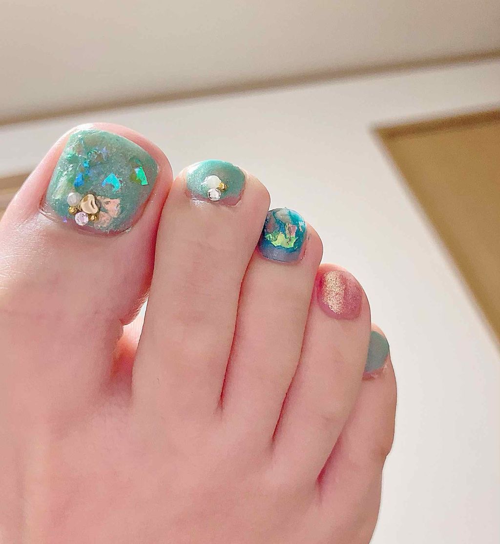 ミニネイル BL06 ラニカイビーチ/パラドゥ/マニキュアを使ったクチコミ（1枚目）