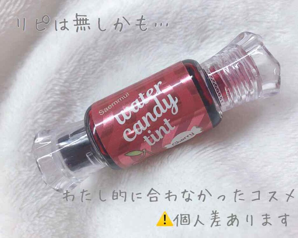ウォーター キャンディー ティント/the SAEM/リップティントを使ったクチコミ（1枚目）