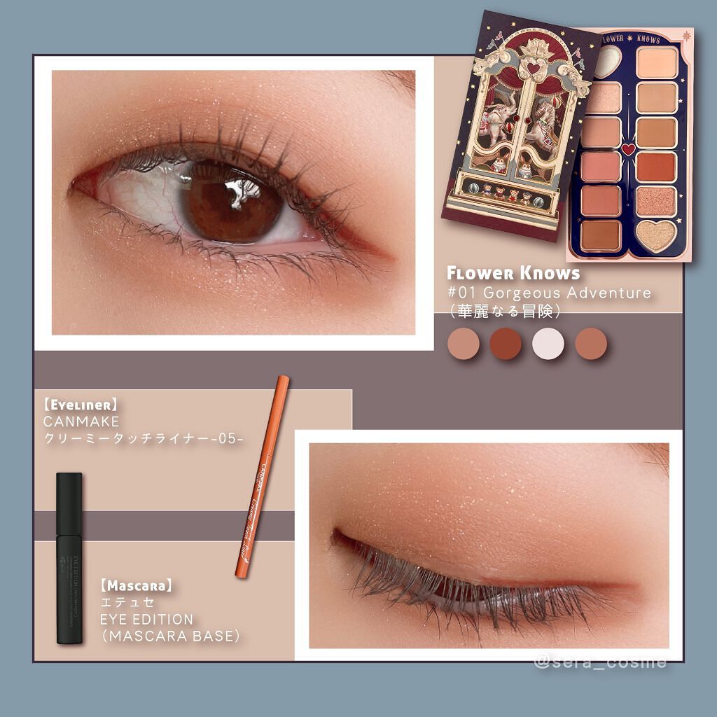 サーカスシリーズ12色アイシャドウパレット /FlowerKnows/アイシャドウパレットを使ったクチコミ（1枚目）