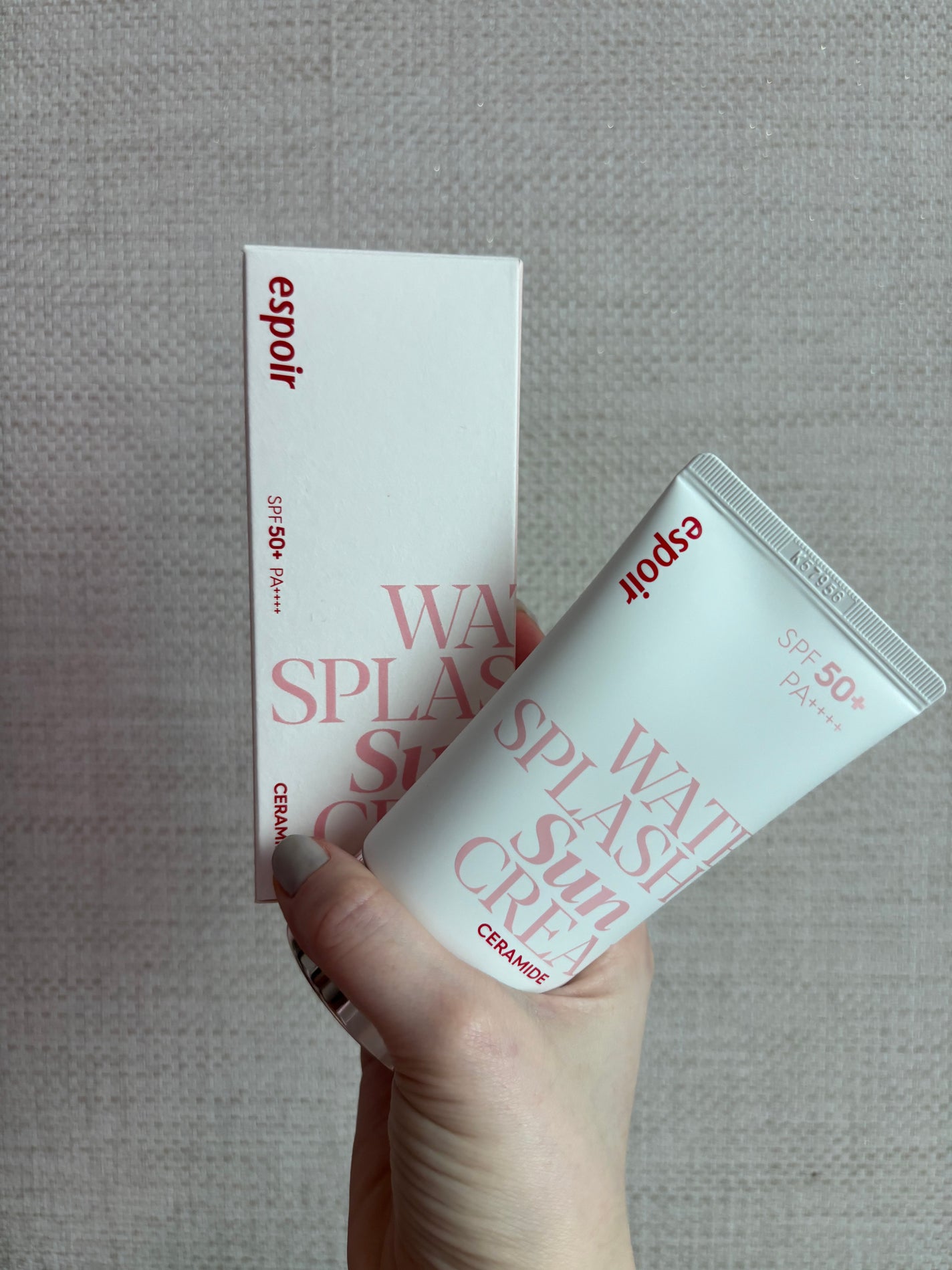 ウォータースプラッシュサンクリーム セラミド/espoir/日焼け止めクリームを使ったクチコミ(1枚目)