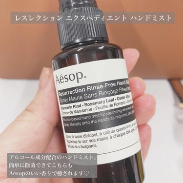 レスレクション エクスペディエント ハンドミスト/Aesop/ハンドクリームを使ったクチコミ（3枚目）